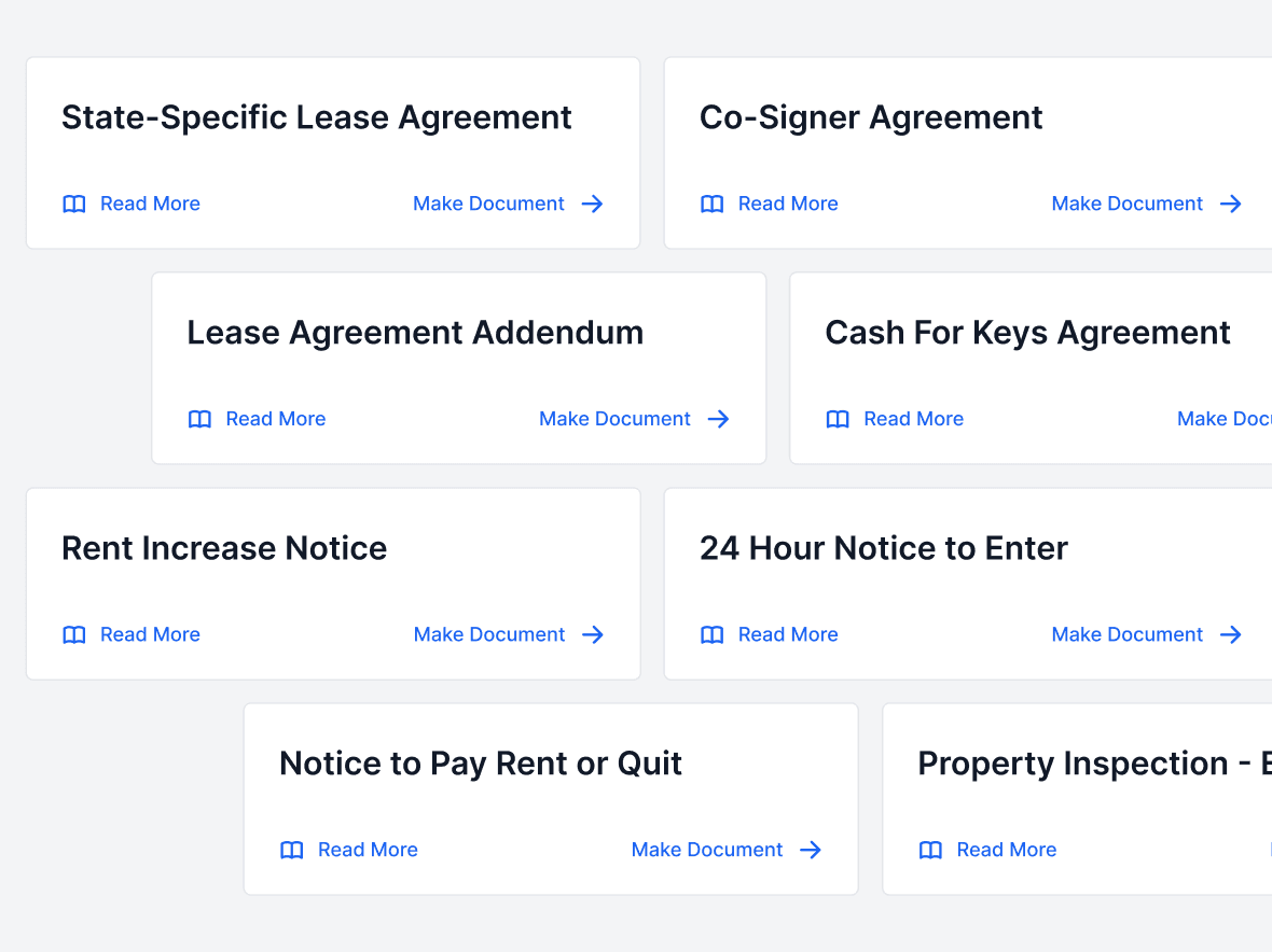 every document you need