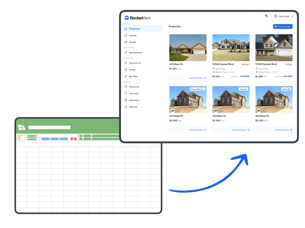 replace your spreadsheet