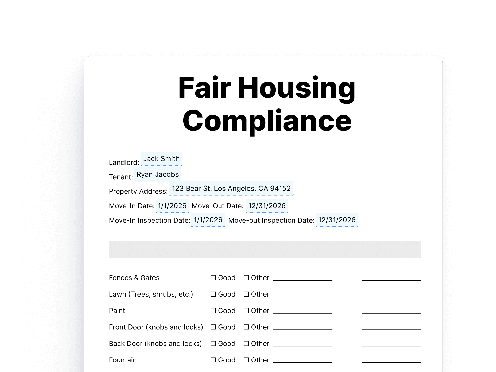 Fair Housing Compliance Fair Housing Compliance