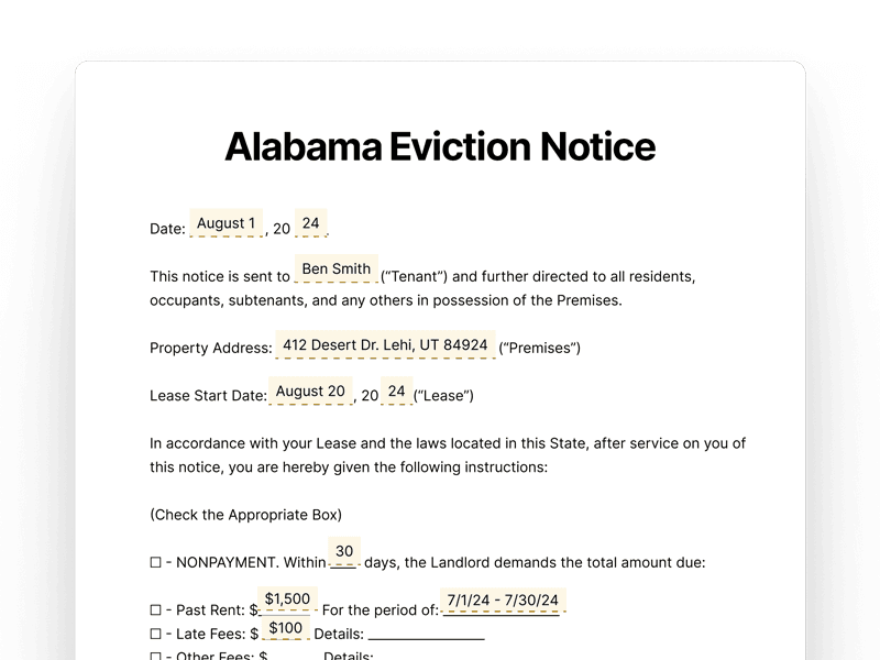 EvictionNotice_Alabama Alabama Eviction Notice