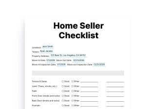 Home Seller Checklist