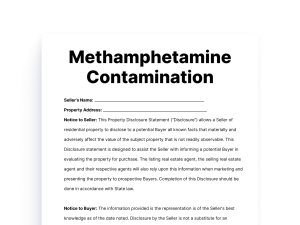 Methamphetamine Contamination