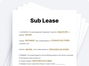 Sub Lease