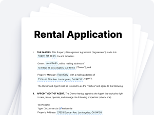 Rental Application