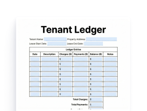 Tenant Ledger