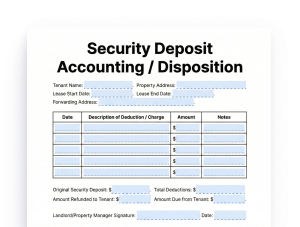 Security Deposit Accounting